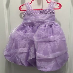 Ceci Kid Purple Organza Dress